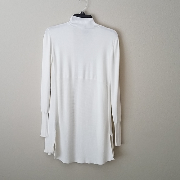 Worthington Small Tall Open Off-White Cardigan - Picture 3 of 7